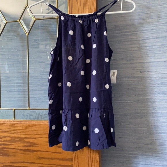 Navy blue polkadot top from Old Navy - Picture 1 of 5
